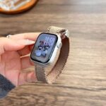 アップルウォッチ バンド ナイロンバンド マグネット式 Apple Watchバンド apple watch 44mm 45mm 46mm 49mm ULTRA ナイロン ベルト