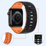 アップルウォッチ バンド ベルト apple watch 42mm 44mm 45mm 46mm 49mm マグネット シリコン ベルト AppleWatchバンドベルト