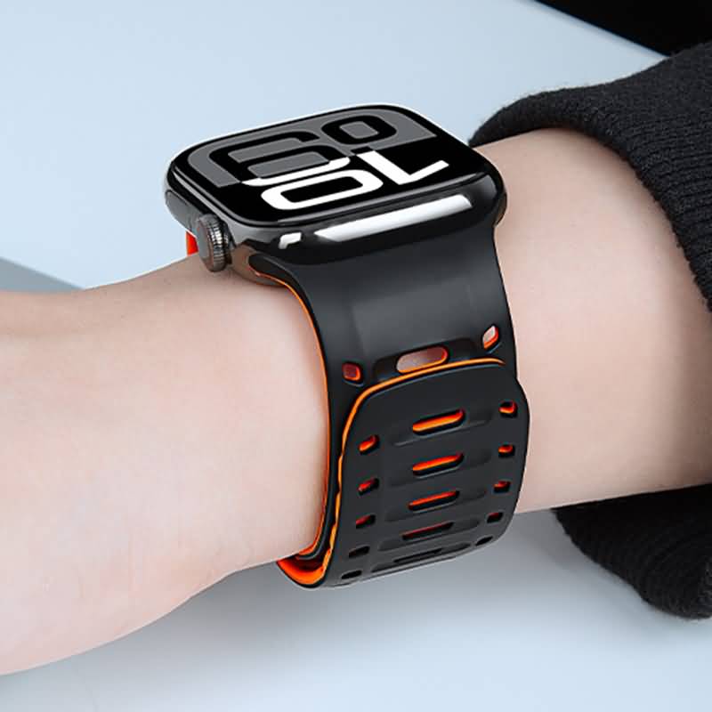 AC04302026031-20 アップルウォッチ バンド ベルト apple watch 42mm 44mm 45mm 46mm 49mm マグネット シリコン ベルト AppleWatchバンドベルト