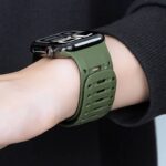 アップルウォッチ バンド ベルト apple watch 42mm 44mm 45mm 46mm 49mm マグネット シリコン ベルト AppleWatchバンドベルト