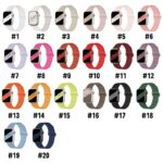 アップルウォッチ バンド ベルト apple watch 42mm 44mm 45mm 46mm 49mm マグネット シリコン ベルト AppleWatchバンドベルトシリコン スポーツバンド 全52色 SKU:AC04302026037 - 画像 (2)