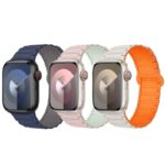 アップルウォッチ バンド ベルト apple watch 42mm 44mm 45mm 46mm 49mm マグネット シリコン ベルト AppleWatchバンドベルトシリコン スポーツバンド