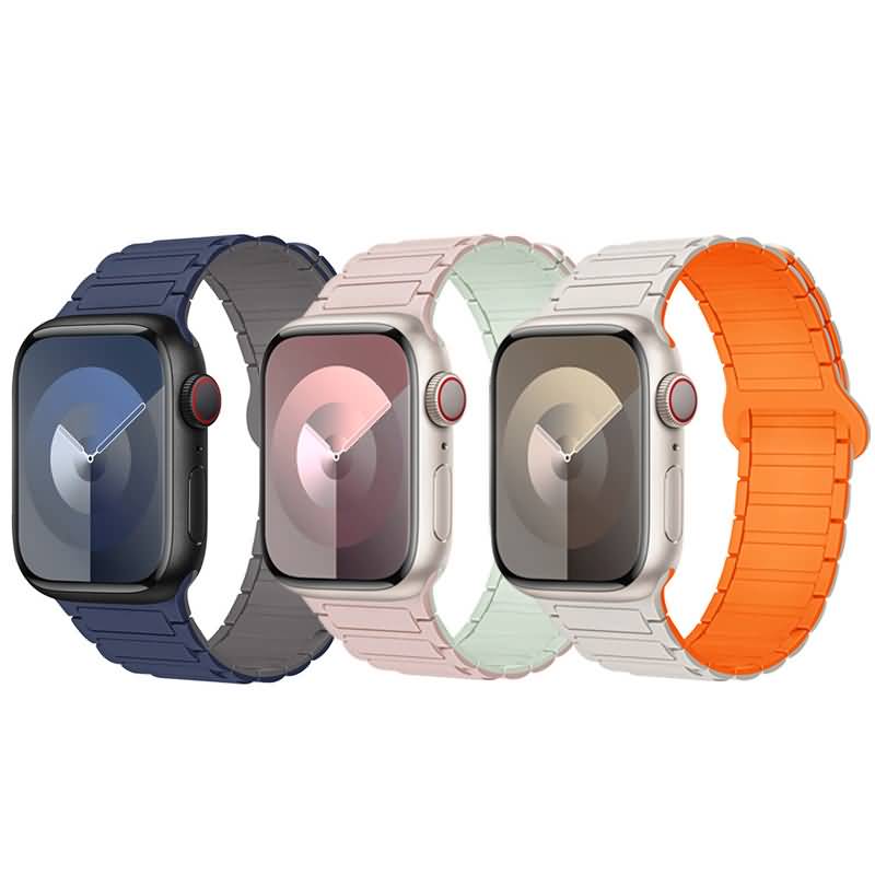 AC04302026039-01 アップルウォッチ バンド ベルト apple watch 42mm 44mm 45mm 46mm 49mm マグネット シリコン ベルト AppleWatchバンドベルトシリコン スポーツバンド