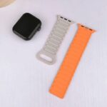 アップルウォッチ バンド ベルト apple watch 42mm 44mm 45mm 46mm 49mm マグネット シリコン ベルト AppleWatchバンドベルトシリコン スポーツバンド