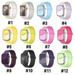 アップルウォッチ バンド ベルト apple watch 42mm 44mm 45mm 46mm 49mm マグネット シリコン ベルト AppleWatchバンドベルトシリコン スポーツバンド