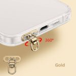 ステンレス製  スマホストラップ用 背面 シールパッド  ネックストラップ ストラップホルダー アクセサリー  全4色 SKU:AC05072026018 - Image 7