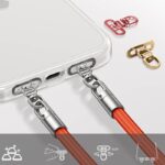 ステンレス製  スマホストラップ用 背面 シールパッド  ネックストラップ ストラップホルダー アクセサリー  全4色 SKU:AC05072026018 - Image 4