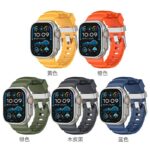 アップルウォッチ バンド Apple Watch 高品質 FKM ラバー フッ素ゴム ラバー ベルト