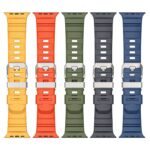 アップルウォッチ バンド Apple Watch 高品質 FKM ラバー フッ素ゴム ラバー ベルト