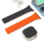 アップルウォッチ バンド ベルト apple watch 42mm 44mm 45mm 46mm 49mm マグネット シリコン ベルト AppleWatchバンドベルト