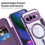 Google Pixel 11 手帳型 ケース magsafe対応ケース Google Pixel11Pro PUレザーケース Google Pixel 8a 手帳型 合成革ケース ケード収納可能 スマホケース 全8色 SKU:PC08052024022 - Image 5