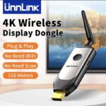 Unnlink  HDMI ミラーリングレシーバー  無線 HDMIミラキャスト ワイヤレスHDMI ミラーリング 4K/30Hz 2.4GHz対応 高速伝送  QR コード不要   Android＆Windows＆MAC OS対応  SKU:PC06032026001