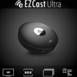 EZCas UltraU1 HDMI ミラーリングレシーバー 無線 HDMIミラキャスト ワイヤレスHDMI ミラーリング 4K/HDR/60Hz 2.4GHz/5.0GHz対応 高速伝送