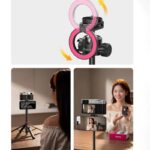 Ulanzi MT-44 スマホ三脚 カメラ三脚 自動開閉 S147cm ビデオカメラ 自撮り棒 2in1スマホクリップデザイン 段伸縮 ボール雲台 360度回転 vlogセルカ棒 全2色 SKU:PC07052026007 - 画像 (4)
