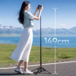Ulanzi MT-44 スマホ三脚 カメラ三脚 自動開閉 S147cm ビデオカメラ 自撮り棒 2in1スマホクリップデザイン 段伸縮 ボール雲台 360度回転 vlogセルカ棒 全2色 SKU:PC07052026007 - 画像 (16)
