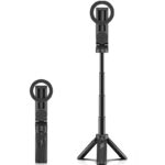 Ulanzi JJ03 スマホ三脚 多機能スマホグリップ masgafeに対応 ミニ三脚 折りたたみ式 360度回転 4段階伸縮 360度回転 スマホスタンド