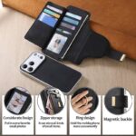 iPhone 17 合成革ケース iPhone 17e/iPhone16e 対応 手帳型ケース iPhone17 PUレザー ケース スマホケース 全7色 SKU:PC07052026026 - 画像 (30)