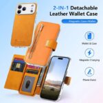 iPhone 17 合成革ケース iPhone 17e/iPhone16e 対応 手帳型ケース iPhone17 PUレザー ケース スマホケース 全7色 SKU:PC07052026026 - 画像 (20)