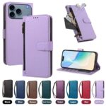 iPhone 17 合成革ケース iPhone 17e/iPhone16e 対応 手帳型ケース iPhone17 PUレザー ケース スマホケース 全8色 SKU:PC07052026042 - 画像 (4)