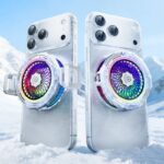スマホ 冷却 半導体 冷却ファン 磁気式 スマホ散熱器  24W 高出力 100 段階強制冷却 半導体スマホクーラー マグネット  スマホ散熱器 急速冷却 急速冷却 SKU:PC07162026012 - 画像 (2)