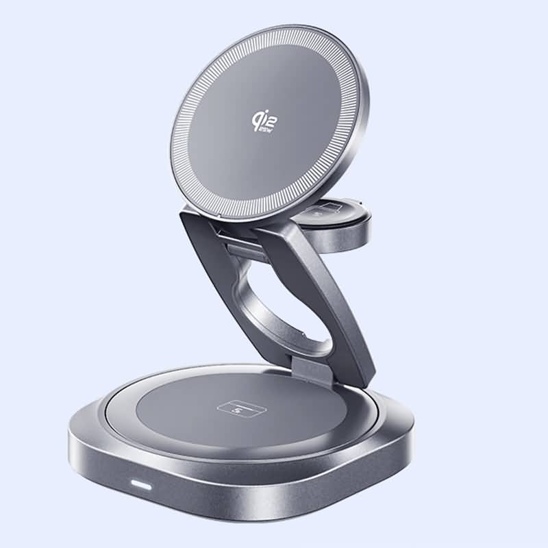 Remax Qi2.2 3in1ワイヤレス充電器 PD25W 快速充電器 Apple watch &Air Pods充電可能 折れ畳式 ワイヤレス充電 スタンド機能 ワイヤレスチャージャー