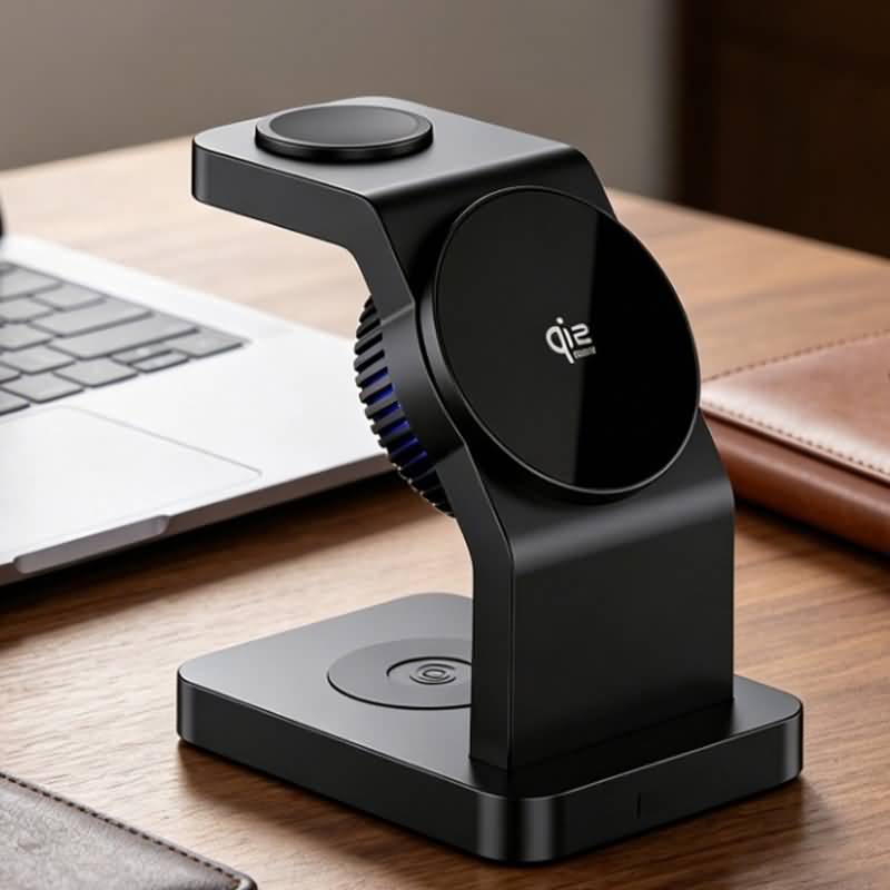 PC07162026040-07 Qi2.2 3in1ワイヤレス充電器 PD25W 快速充電器 Apple watch &Air Pods充電可能 折れ畳式 ワイヤレス充電 スタンド機能 ワイヤレスチャージャー iPhone充電器 type- C 装着のままでも充電可能 全2色 SKU:PC07162026040 - 画像 (1)
