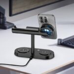 Qi2.2 7in1ワイヤレス充電器 PD25W 快速充電器 Apple watch &Air Pods充電可能 折れ畳式 ワイヤレス充電 スタンド機能 ワイヤレスチャージャー iPhone充電器 type- C