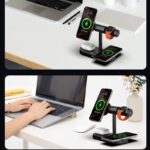 Qi2.2 7in1ワイヤレス充電器 PD25W 快速充電器 Apple watch &Air Pods充電可能 折れ畳式 ワイヤレス充電 スタンド機能 ワイヤレスチャージャー iPhone充電器 type- C