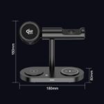Qi2.2 7in1ワイヤレス充電器 PD25W 快速充電器 Apple watch &Air Pods充電可能 折れ畳式 ワイヤレス充電 スタンド機能 ワイヤレスチャージャー iPhone充電器 type- C