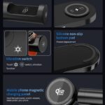 Qi2.2 7in1ワイヤレス充電器 PD25W 快速充電器 Apple watch &Air Pods充電可能 折れ畳式 ワイヤレス充電 スタンド機能 ワイヤレスチャージャー iPhone充電器 type- C