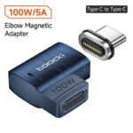 Type-C マグネット  変換アダプター PD充電 100W/5A 急速充電 USB-C PD スマホ タブレット MacBook パソコン ノートPC 全2種類 SKU:PC07242026006 - 画像 (3)
