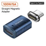 Type-C マグネット  変換アダプター PD充電 100W/5A 急速充電 USB-C PD スマホ タブレット MacBook パソコン ノートPC 全2種類 SKU:PC07242026006 - 画像 (2)