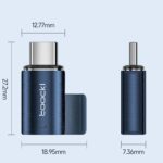 Type-C マグネット  変換アダプター PD充電 100W/5A 急速充電 USB-C PD スマホ タブレット MacBook パソコン ノートPC 全2種類 SKU:PC07242026006 - 画像 (12)