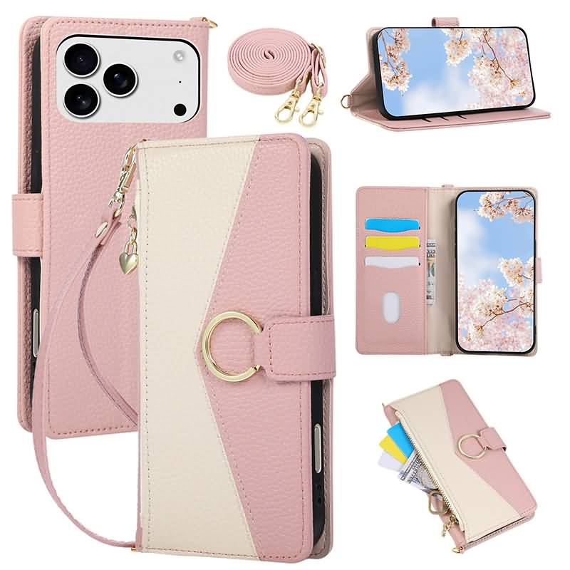 iPhone 17Pro max/18pro max合成革ケース iPhone 17e/iPhone16e 対応 手帳型ケース