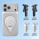 VRIG DJI OM8/7P/4SE ジンバル用 磁気着脱スマホリングホルダー  スマートフォンジンバルスタビライザー用磁気アダプター SKU:PC07312026001 - 画像 (9)
