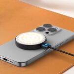 VRIG FD-03 スマホスタンド 自撮り Vlog撮影 スマホ補光ライト MagSafe マグネット式 スマホ 撮影ライト  マグネット装着ライト 多角度補光 black/white 全2色 SKU:PC07312026002 - 画像 (2)