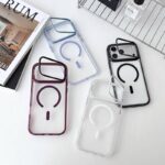 iphone 18pro max 2in1 PC+TPU ケース  magsafe対応ケース スタンド機能  iphone  ケース iPhone18pro max ケース スマホケース  全4色 SKU:PC07312026005 - 画像 (2)