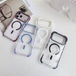 iphone 18pro max 2in1 PC+TPU ケース  magsafe対応ケース スタンド機能  iphone  ケース iPhone18pro max ケース スマホケース 全4色 SKU:PC07312026006 - 画像 (3)