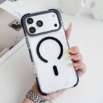 iphone 18pro max 2in1 PC+TPU ケース  magsafe対応ケース スタンド機能  iphone  ケース iPhone18pro max ケース スマホケース 全4色 SKU:PC07312026006 - 画像 (8)