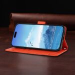 iPhone 17Pro max/18pro max合成革ケース iPhone 17e/iPhone16e 対応 手帳型ケース iPhone17 PUレザー ケース スマホケース 全10色 SKU:PC07312026038 - 画像 (9)