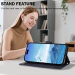 iPhone 17Pro max/18pro max合成革ケース iPhone 17e/iPhone16e 対応 手帳型ケース iPhone17 PUレザー ケース スマホケース 全10色 SKU:PC07312026038 - 画像 (38)