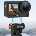 VRIG Osmo Action 6 / Osmo Nano 対応 磁気クイックリリース マウントベース 1/4インチネジ穴 磁気マグネット ワンタッチ着脱 自撮り棒 アクセサリー Osmo Action 6/5 pro/4/Osmo 360/Osmo Nano対応 SKU:PC07312026040