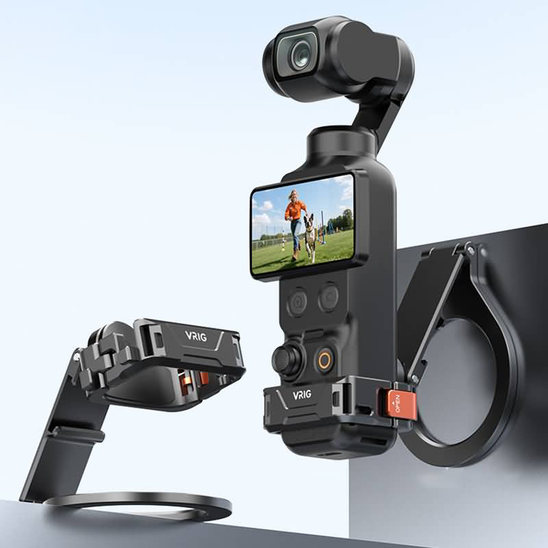 PC07312026045-01 VRIG AC103 Osmo Pocket4P/3 対応 マグネット拡張スタンド 磁気マウントアダプター MagSafeスマホに対応 コールドシュー付き 360°回転 両面強力磁石 1/4ネジ穴 iPhone17 16/Osmo Pocket3/Osmo pocket4Action対応 SKU:PC07312026045 - 画像 (1)