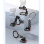 VRIG AC103 Osmo Pocket4P/3 対応 マグネット拡張スタンド 磁気マウントアダプター  MagSafeスマホに対応 コールドシュー付き 360°回転 両面強力磁石 1/4ネジ穴   iPhone17 16/Osmo Pocket3/Osmo pocket4Action対応 SKU:PC07312026045 - 画像 (2)