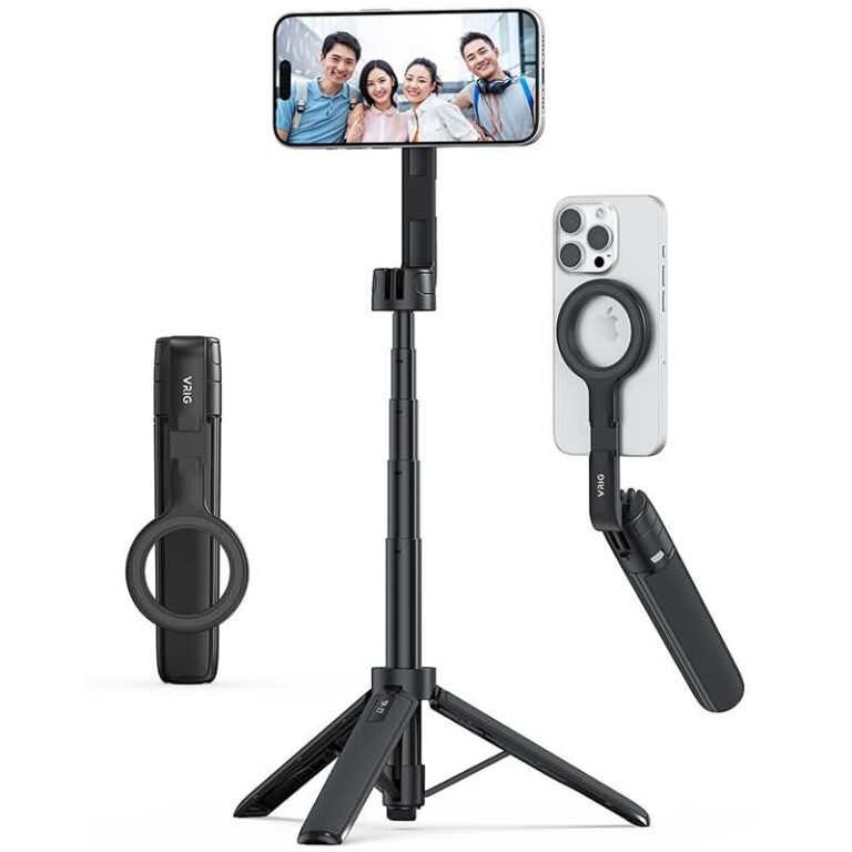 VRIG TP-27 マグネット スマホ自撮り棒 N52強力磁石を搭載 スマホ 三脚 iPhone&Android対応