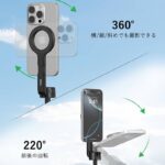 VRIG TP-27 マグネット スマホ自撮り棒 N52強力磁石を搭載 スマホ 三脚 iPhone&Android対応
