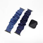 Apple watch バンド シュシュ ベルト  Apple watch バンド ベルト Apple watch 38mm/40/41/42mm 42/44/45/46/49mm 交換用 伸縮ベルト Apple Watchベルト 全4色 SKU:PC08052026017 - 画像 (11)