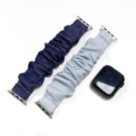 Apple watch バンド シュシュ ベルト  Apple watch バンド ベルト Apple watch 38mm/40/41/42mm 42/44/45/46/49mm 交換用 伸縮ベルト Apple Watchベルト 全4色 SKU:PC08052026017 - 画像 (9)