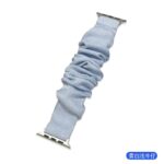 Apple watch バンド シュシュ ベルト  Apple watch バンド ベルト Apple watch 38mm/40/41/42mm 42/44/45/46/49mm 交換用 伸縮ベルト Apple Watchベルト 全4色 SKU:PC08052026017 - 画像 (6)