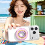 両面 折り畳式 マグネット式 スマホ スタンド Magsafe対応 スマートフォン 強磁器マグネット 全機種対応 マグネット iphone スタンド 落下防止  全10色  SKU:PC08052026018 - 画像 (5)